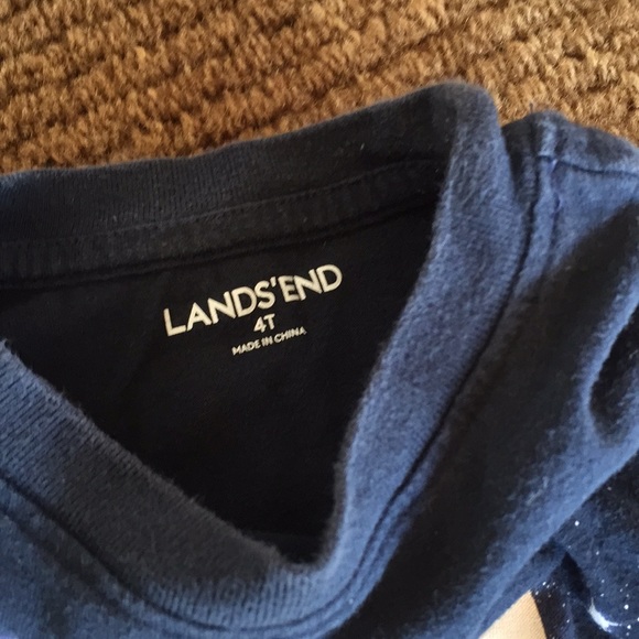 Navy long sleeve space shirt - Picture 2 of 2